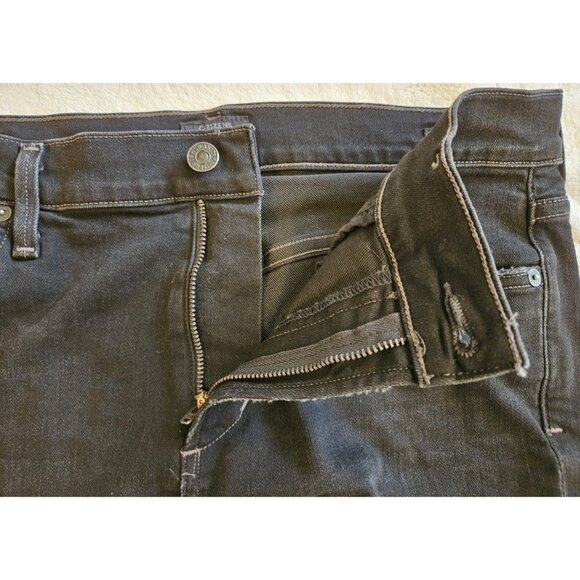 Citizens of Humanity Rocket High rise Skinny black Jeans Size 29 Distressed USA - Picture 3 of 14